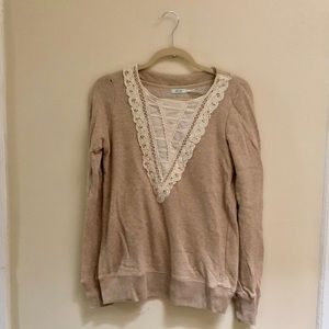 🕕 Vintage-y Lace Kimchi Blue Sweatshirt 🕕